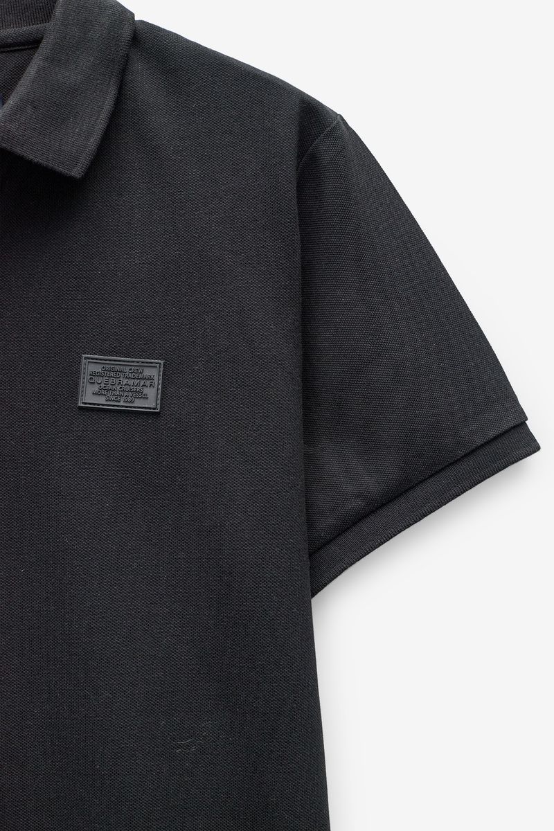POLO PIQUET COM BADGE