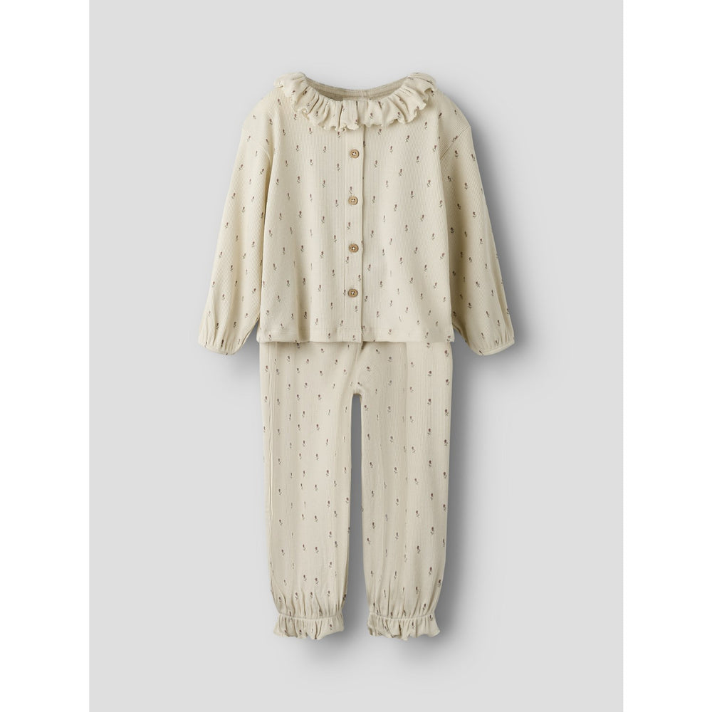 Køb Lil'Atelier Turtledove Floral Nmfgago Rua Loose Night Sæt Lil