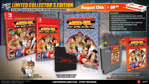 Double Dragon Kunio-Kun Retro Brawler Bundle (Classic Edition) (Import)- Nintendo Switch