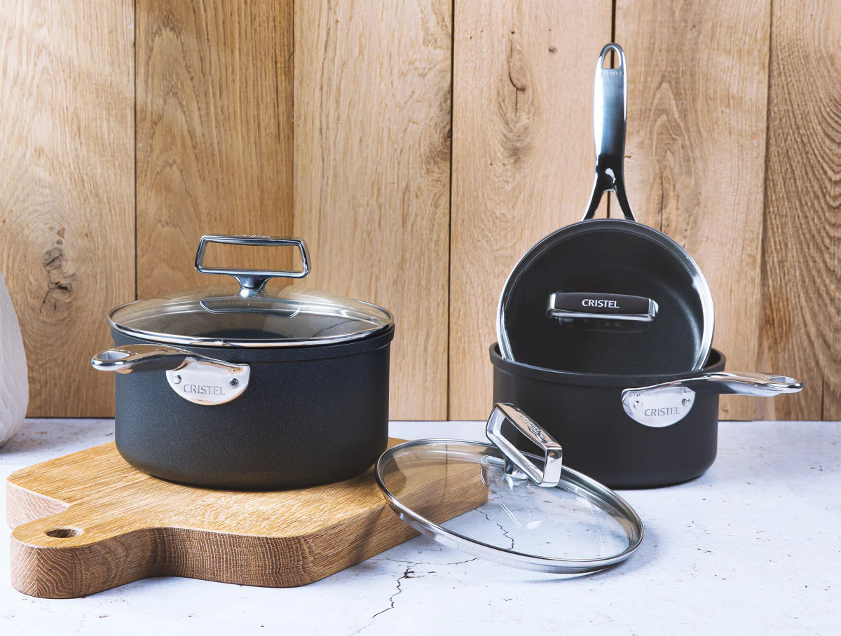 Casserole aluminium Castel'Pro® fixe 18cm Cristel