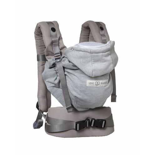 Porte-bébé Hoodie Carrier 2 Gris athlétique - LOVE RADIUS