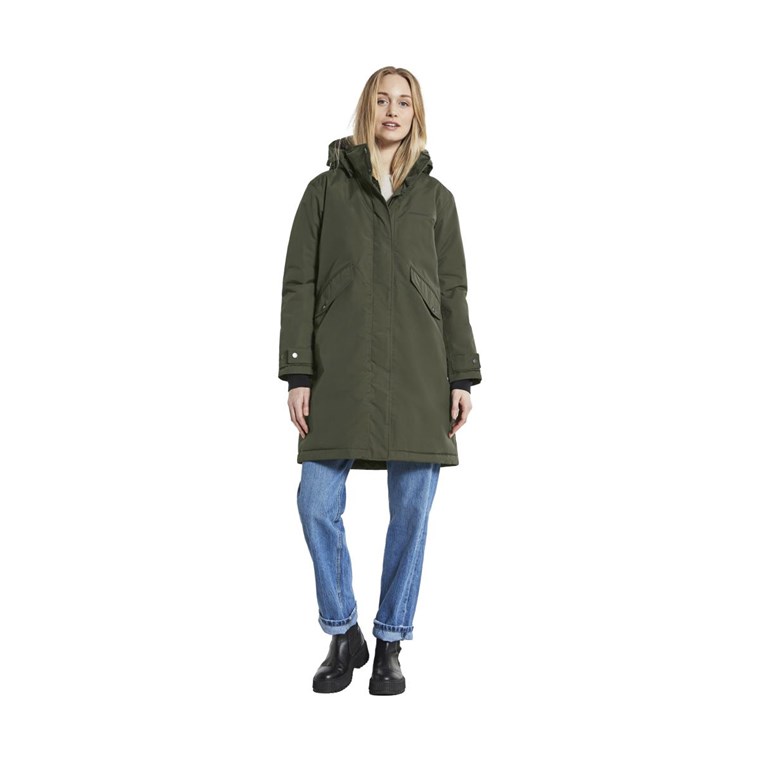 Didriksons Josefine Parka Women Deep Green
