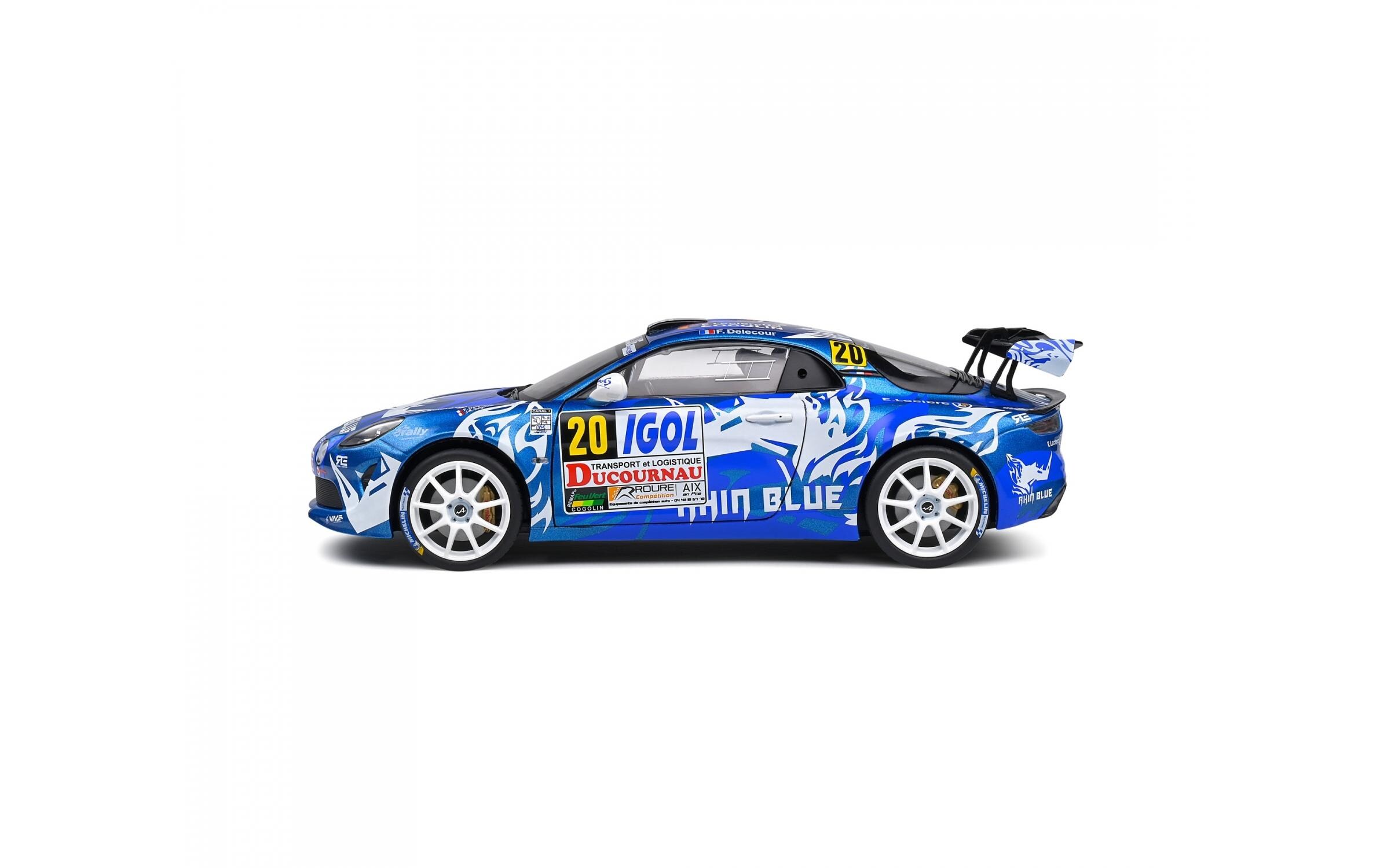 Rennwagen Alpine A110 Rally du Var, 1:18Detailgetreues Modellauto für Sammler im Massstab 1:18