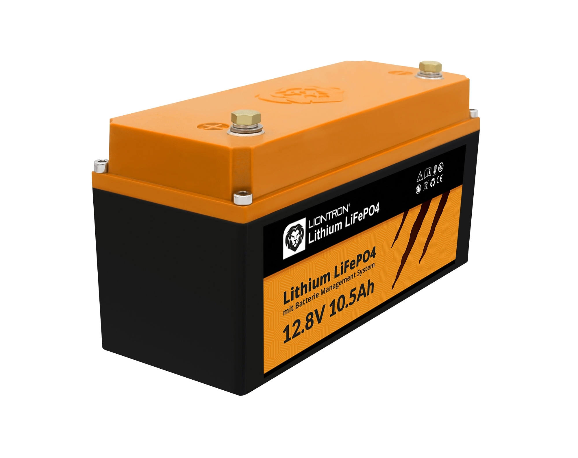 Liontron Hochleistungs Traktions‐ / Speicherbatterie LiFePO4 LX 12,8 V / 10,5 Ah