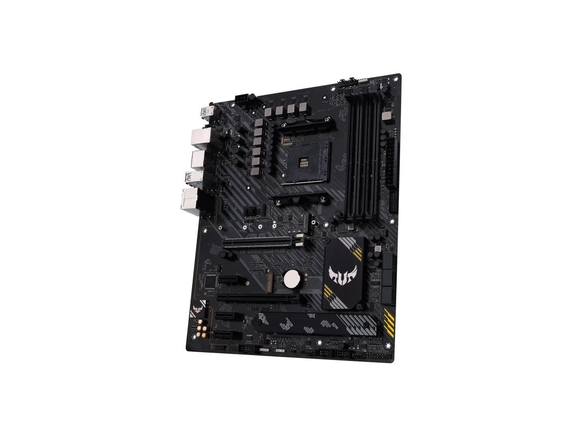 ASUS TUF GAMING B550-PLUS WIFI II - Bundkort - ATX - Socket AM4 - AMD B550 Chipset - USB-C Gen2, USB 3.2 Gen 1, USB 3.2 Gen 2 - 2.5 Gigabit LAN, Wi-Fi 6, Bluetooth - onboard grafik (CPU påkrævet) - HD Audio (8-kanaler)