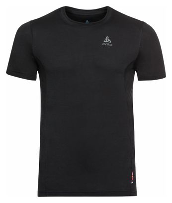 Maillot Manches Courtes Odlo Merino 130 Noir