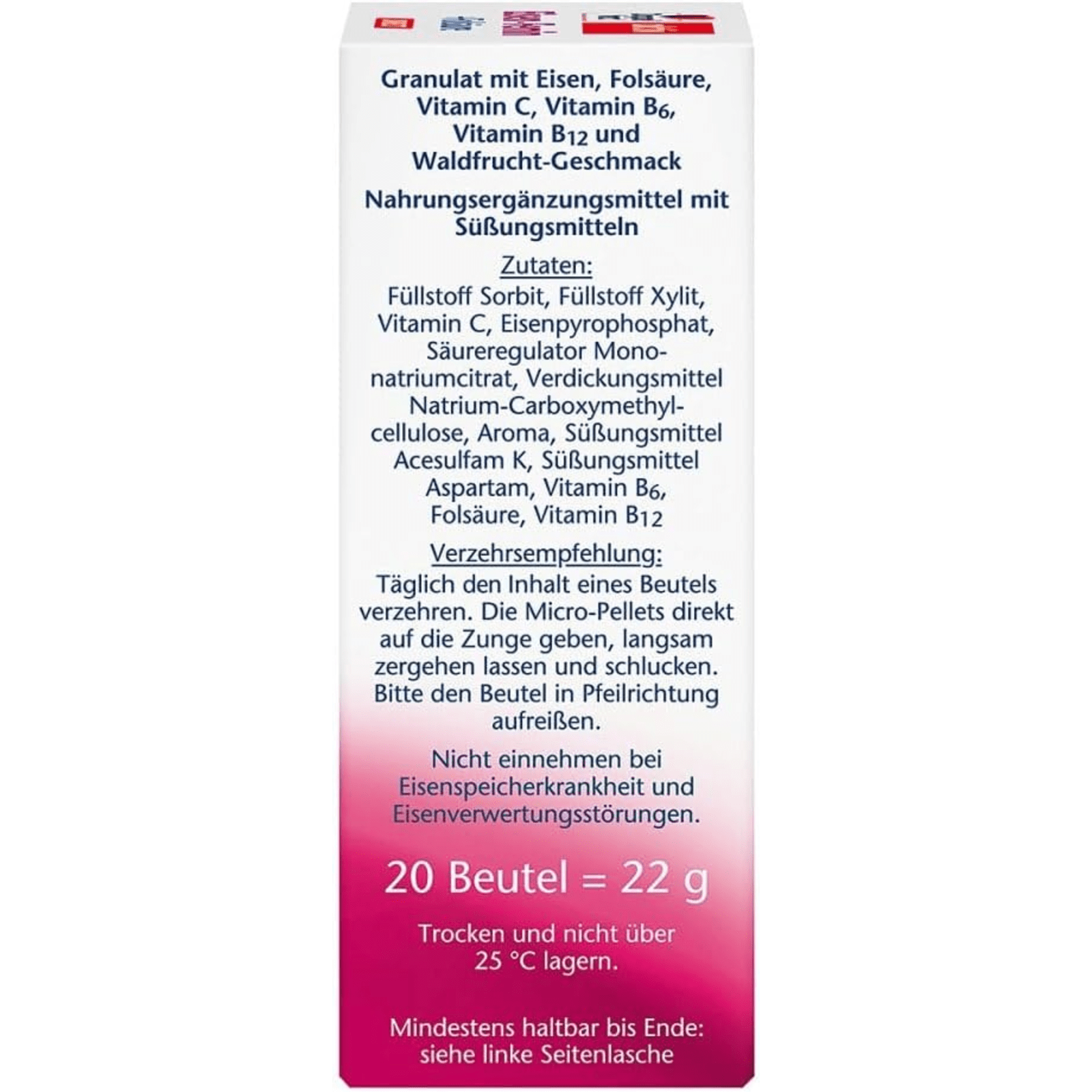 Eisen Femin direct (20 Portionsbeutel)