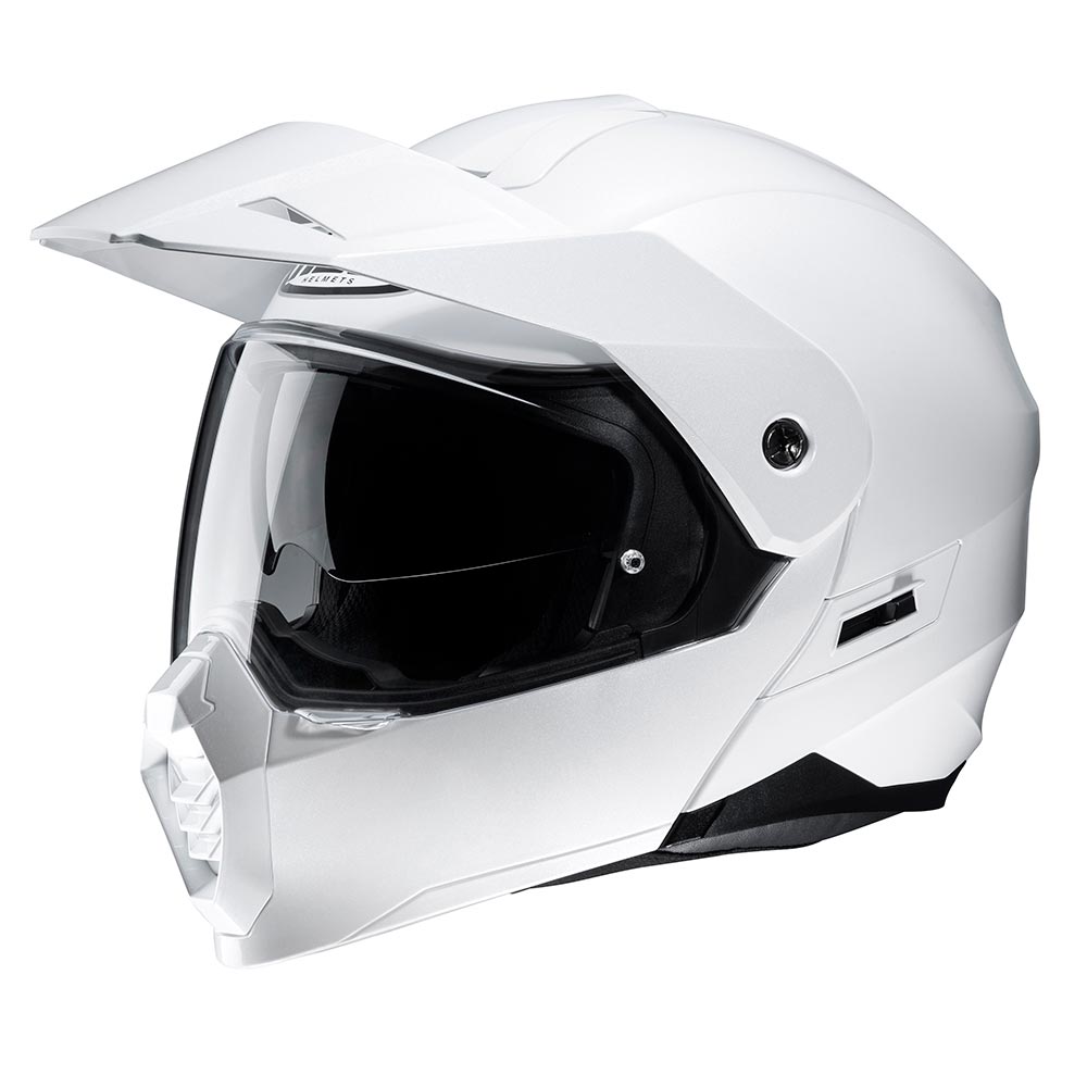 HJC - Casque C80 Uni Blanc / Brillant