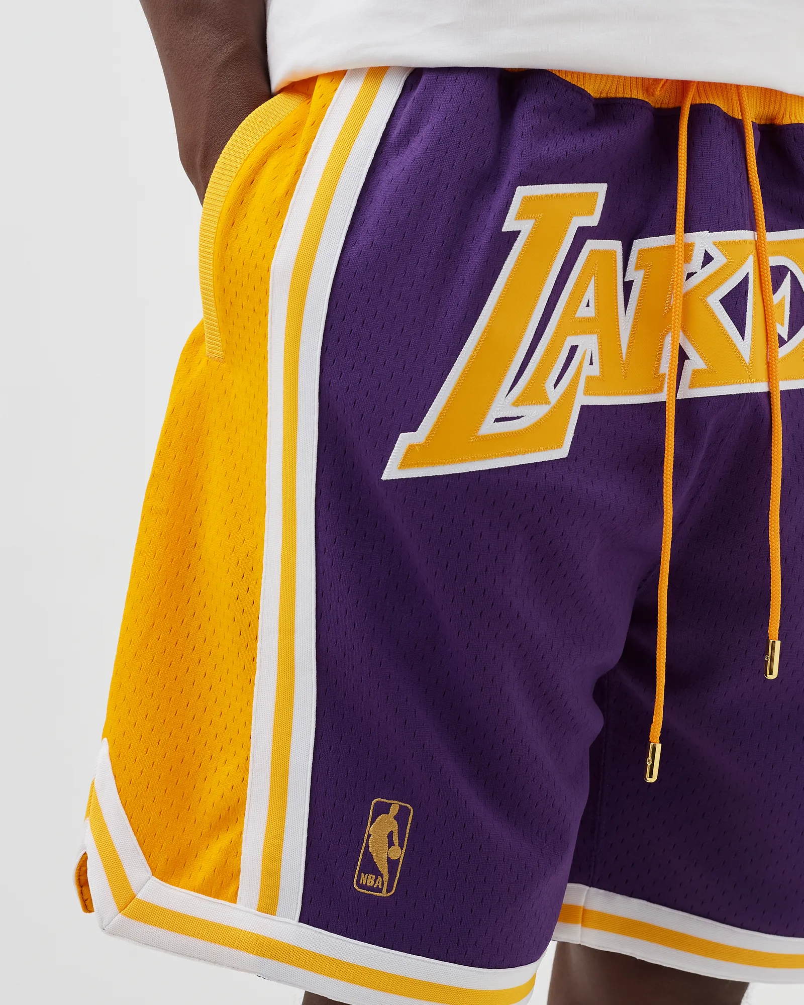Mitchell & Ness NBA JUST DON SHORTS LOS ANGELES LAKERS ROAD 1996