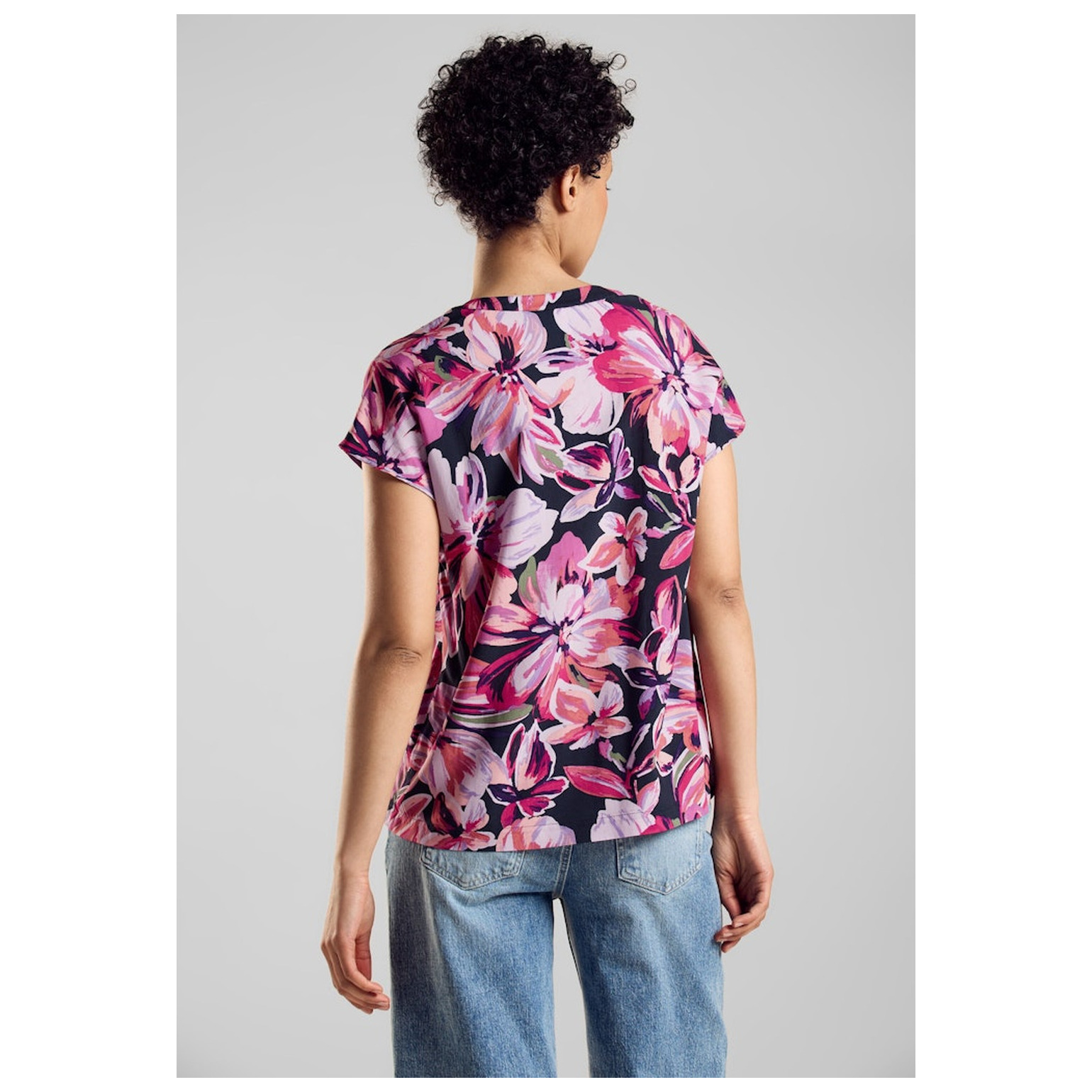 Street One LTD QR shirtblouse w splitneck