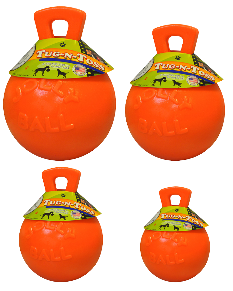Jolly Pets - Tug-N-Toss 10cm Orange Vanilje duft