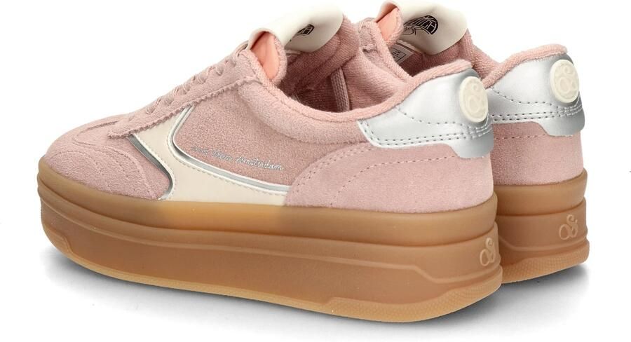 Scotch & Soda Minny suède sneakers roze
