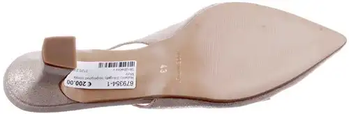 Roberto d'Angelo beige/goud combi Metz - maat 43 slingback beige/goud combi - maat 43 Calandschoen