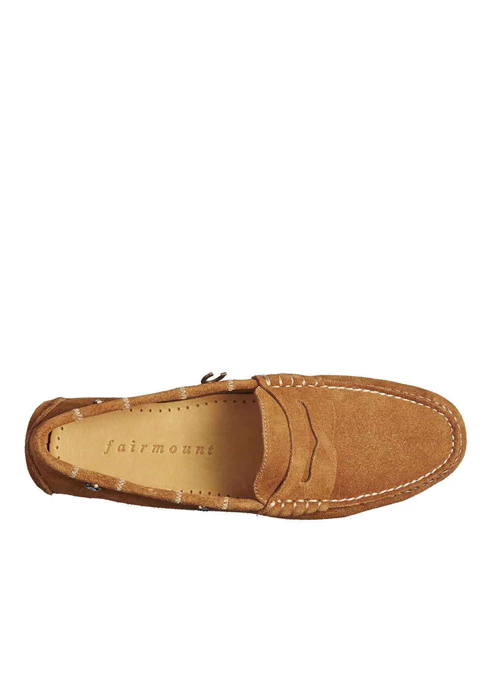 MOCASSIN FANCY DRIVER LUCKY VELOURS CAMEL