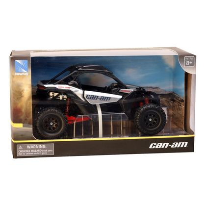 Miniature Newray SSV Can-Am Maverick X3 X RC Turbo Noir - Echelle 1/18° - Noir