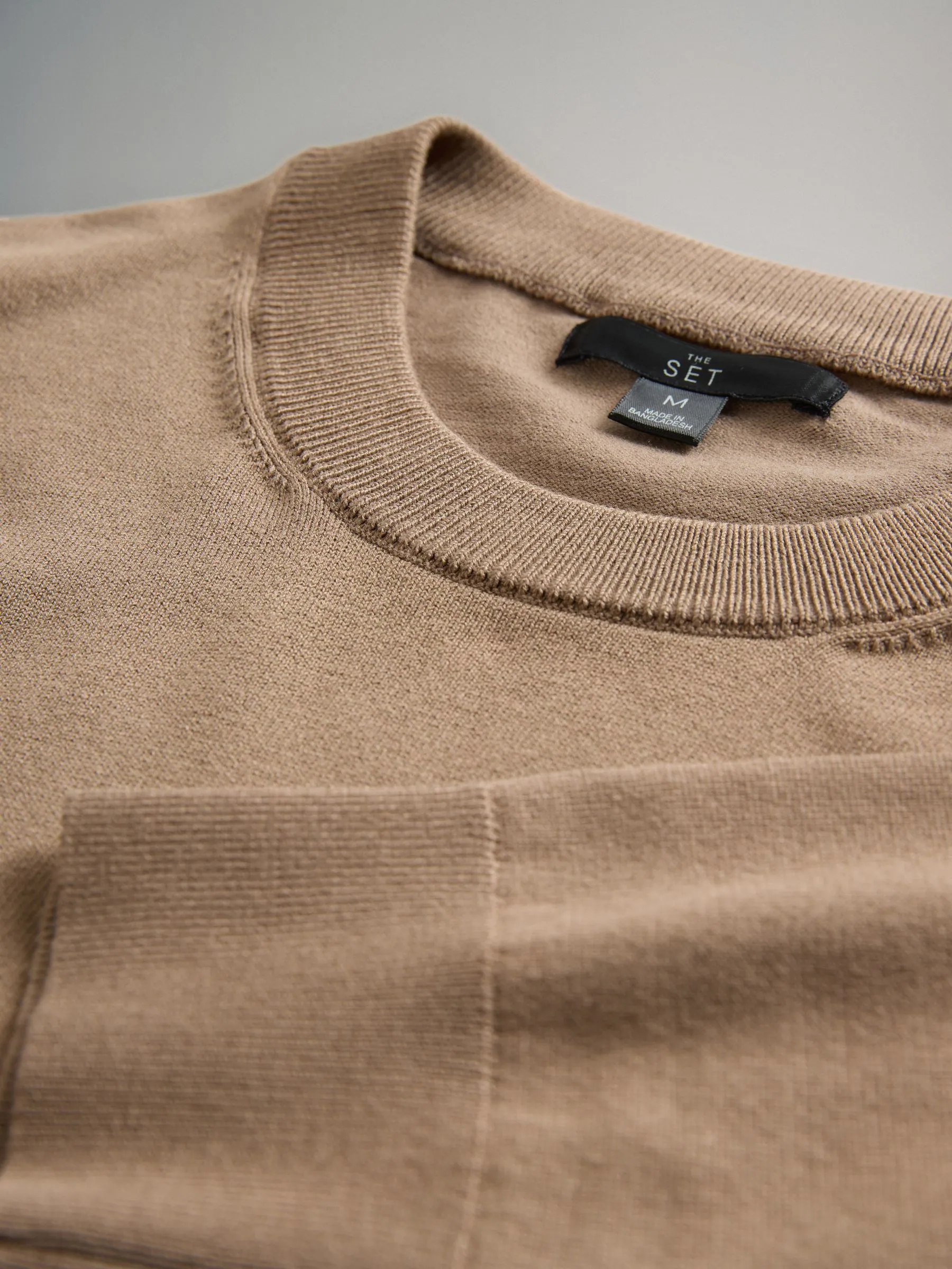 The Set 3 Pack Long Sleeve Knitted Crew Jumpers