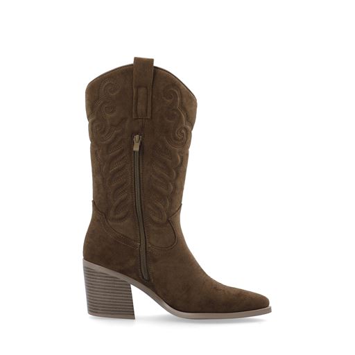 Bianco BIANora Western Mid Støvler, Dark Brown, 41