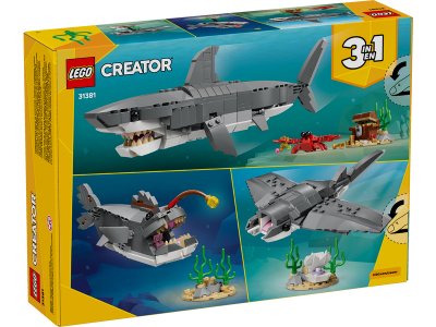 LEGO Woeste haai met schatkist (31381)