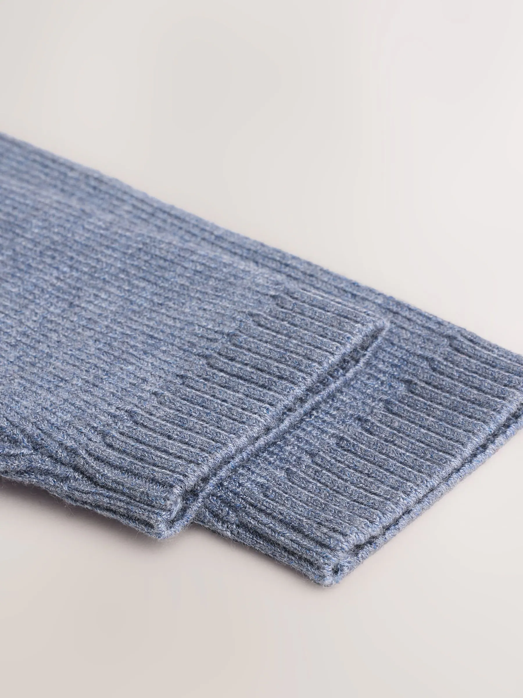 Blauw gebreid - Baby Cardigan (0mths-2yrs)