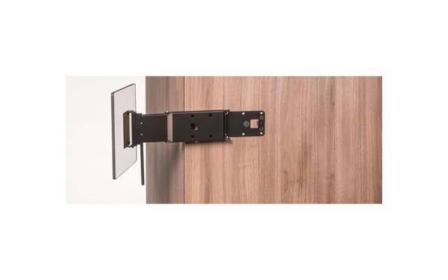 Caratec Flex CFW301S TV Wandhalter mit 3 Drehpunkten verriegelbar schwarz