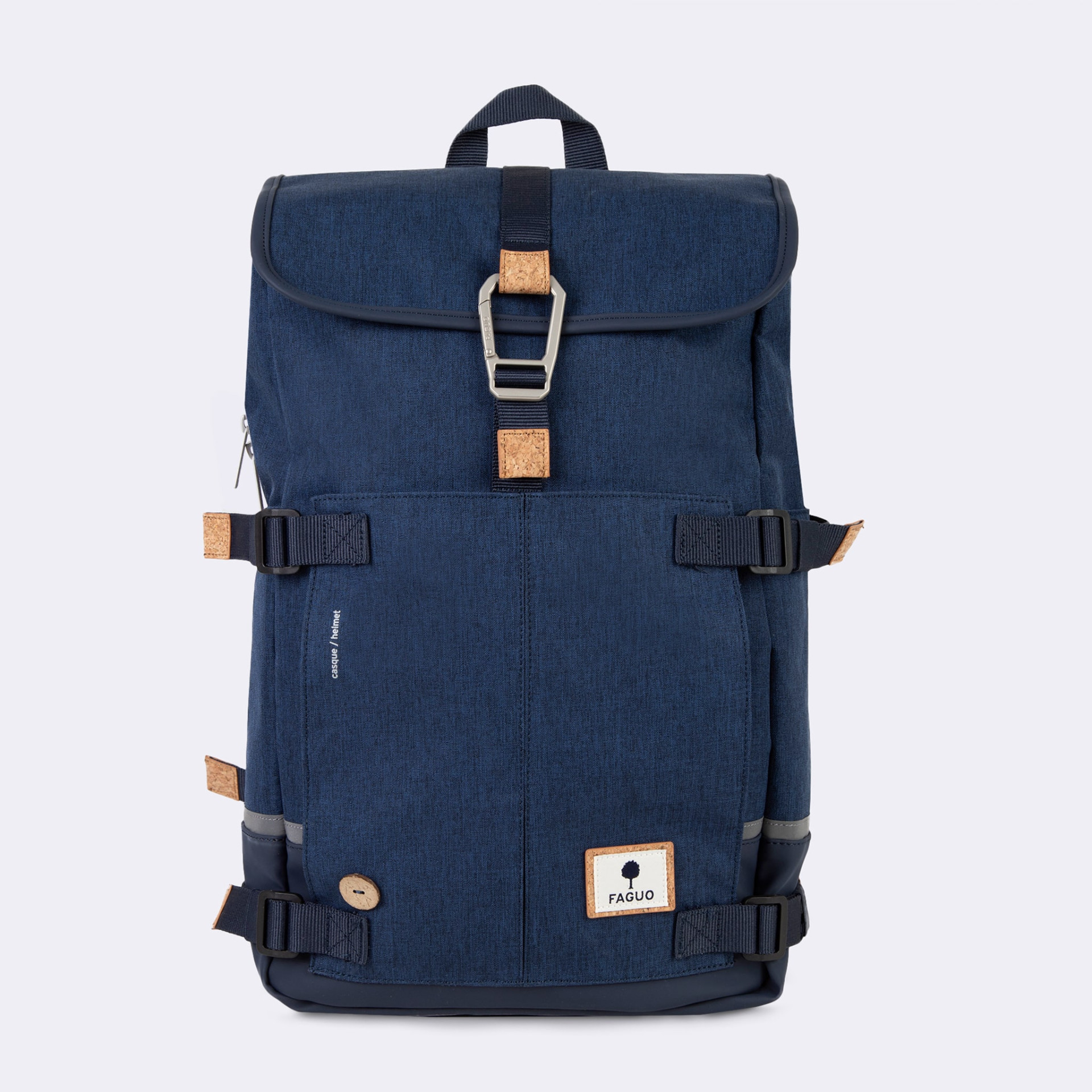 Sac à dos marine végan en polyester recyclé - modèle Commuter