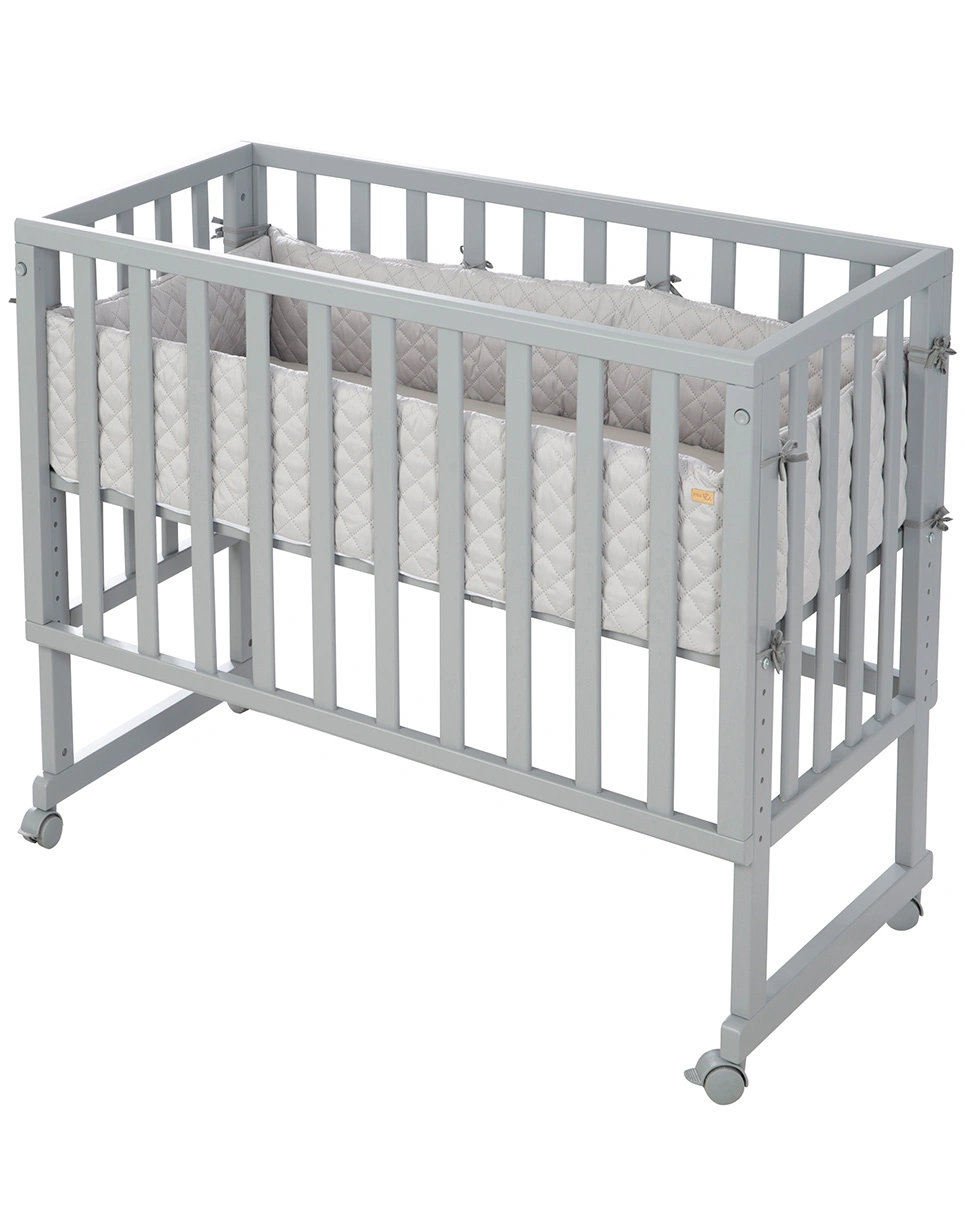 Beistellbett ROBA STYLE 3in1 86 x 90 cm (Farbe: grau)