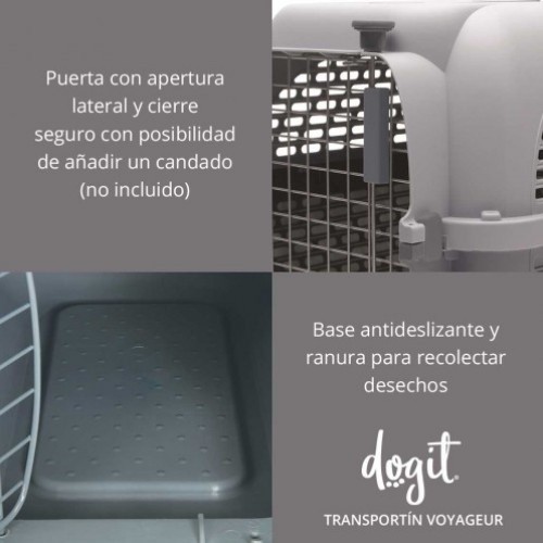Transportadora Dogit Pet Voyageur Cinza