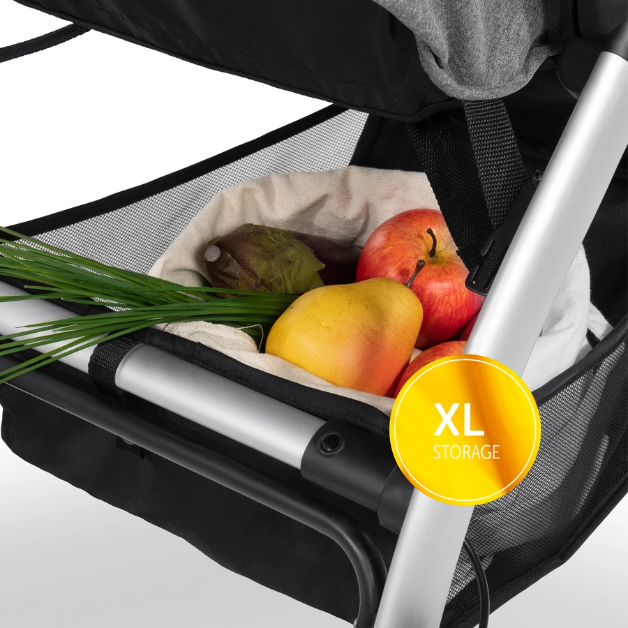 hauck Buggy Uptown Melange Grey