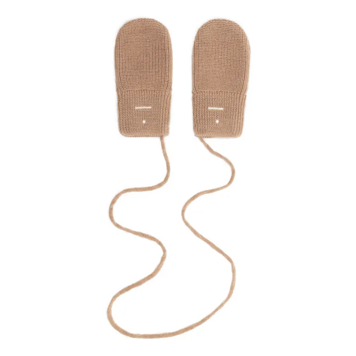 Gray Label Moufles en Maille Bébé | Camel