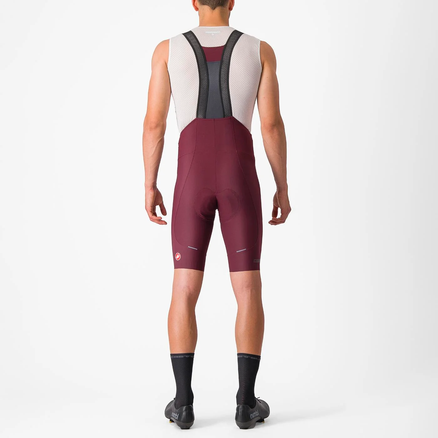 Castelli Espresso Bibshorts i Deep Bordeaux