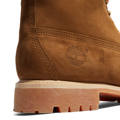 Timberland 6 Inch Premium Støvler, Dark Wheat Nubuck, 45