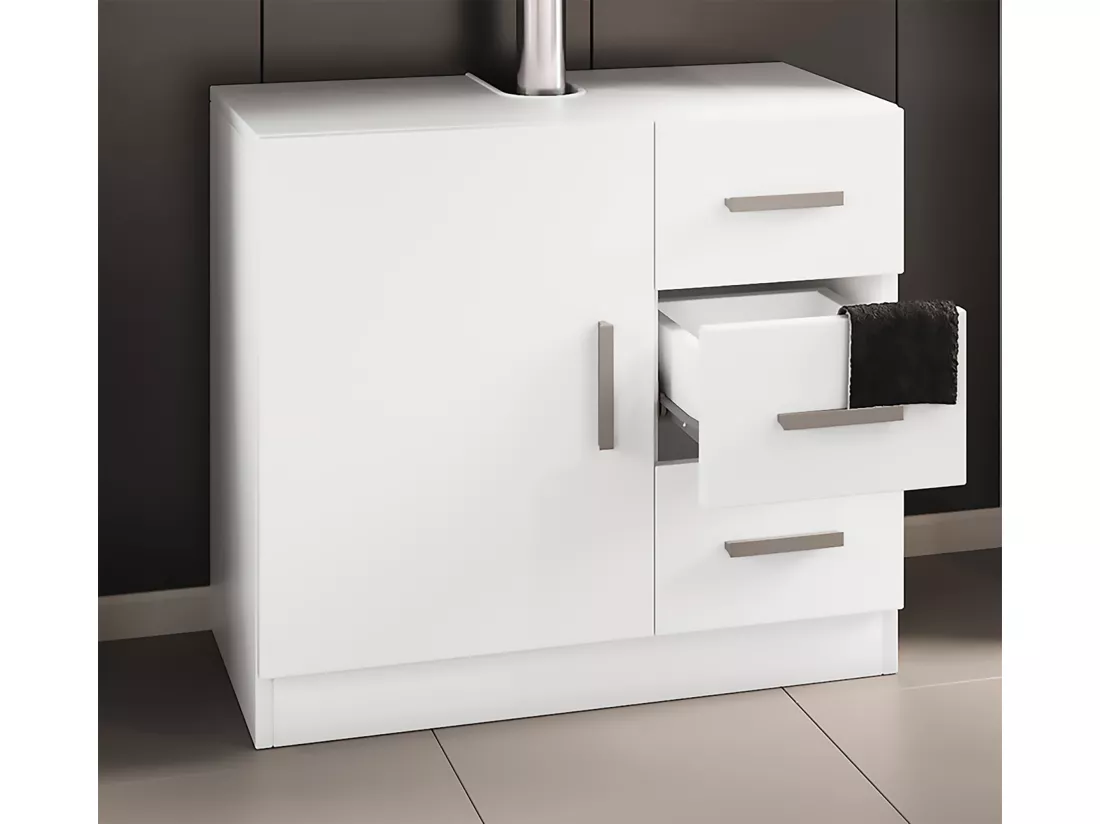 Armoire de salle de bain en bois Zalo XL Tiroir