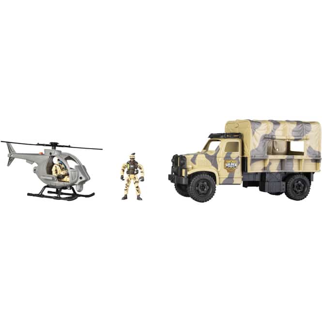Besttoy - Militär Set - Soldier Force 10 - Hubschrauber & LKW