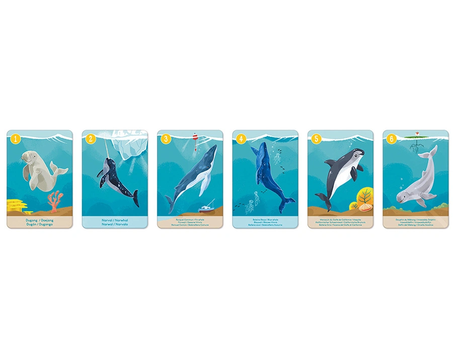 Janod-WWF® Kombinationsspiel TIERGATTUNGEN 42-teilig