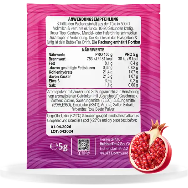 Premiun Instant Teepulver Pomegranate