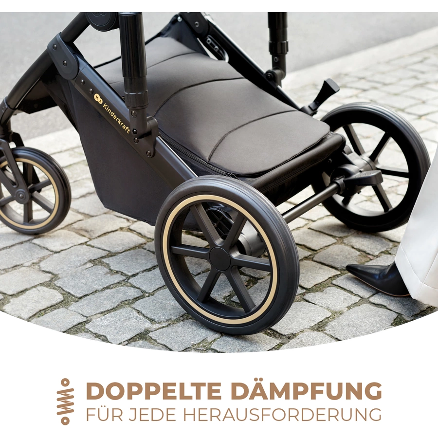 Kinderkraft Kombikinderwagen PRIME 2 2 in 1 Shadow Grey