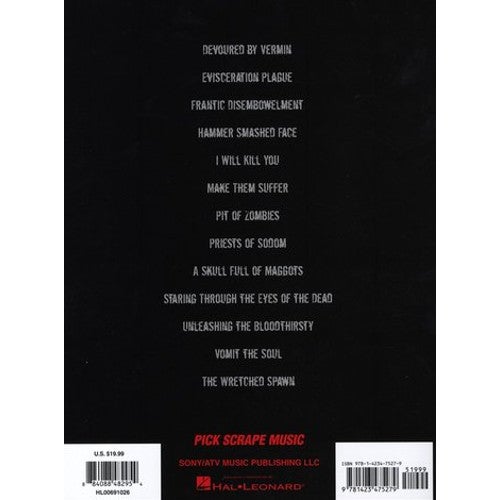 Hal Leonard - Best of Cannibal Corpse (Gitaar)