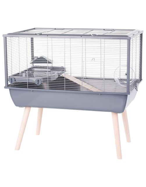 Zolux Neolife 80 Hamsterkooi - Dierenverblijf - 78x48x75 cm Grijs