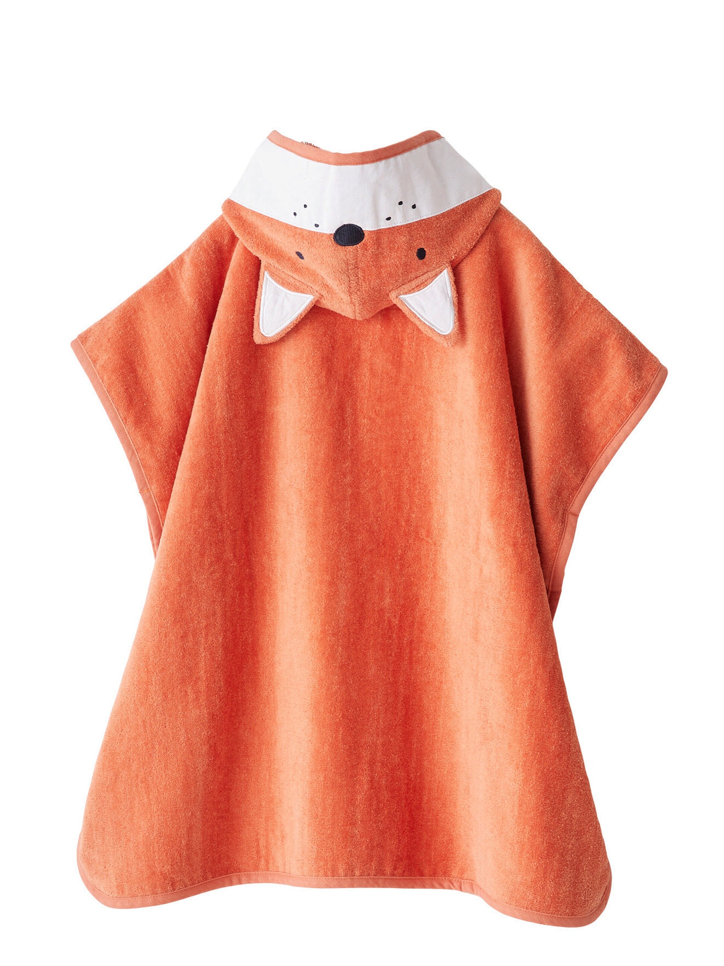Vertbaudet Kinder Bade-Poncho, Fuchs-Kostüm ziegel