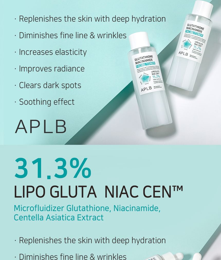 APLB - Glutathion Niacinamide Huid 4 Types Zakjesset