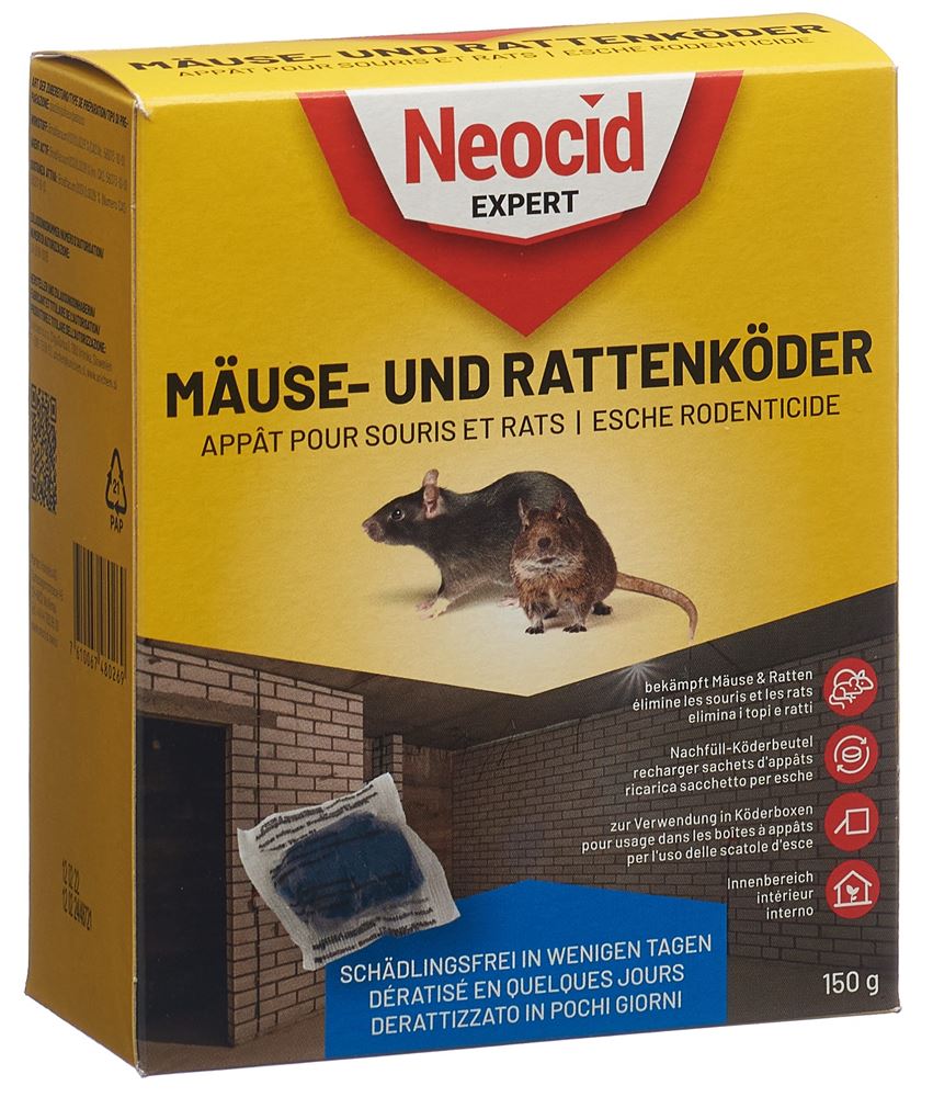 Neocid EXPERT Mäuse- und Rattenköder 150 g