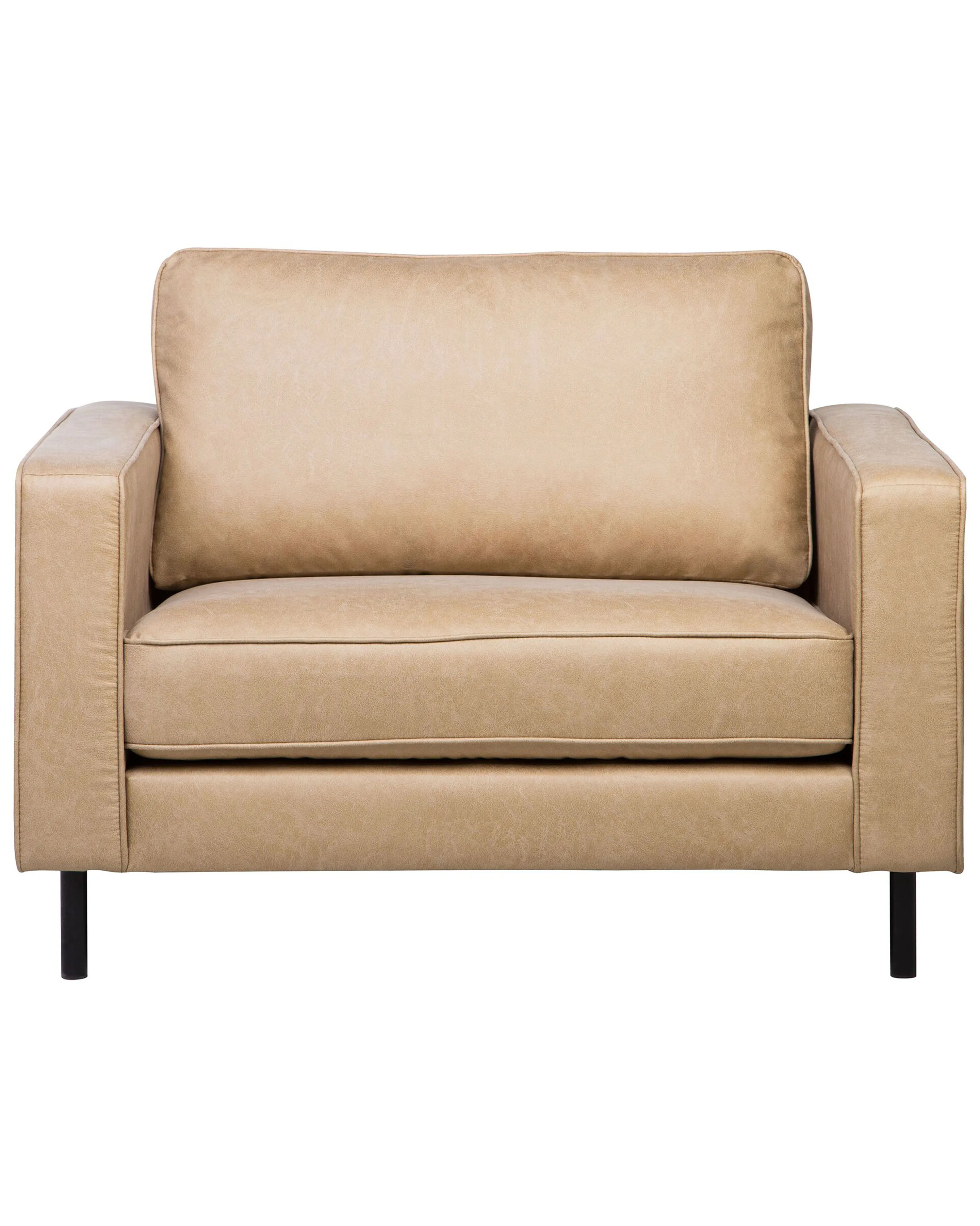 Fauteuil SAVALEN Kunstleer Beige