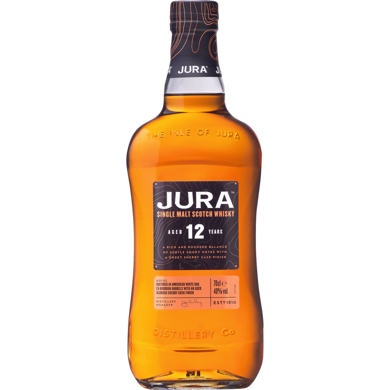 Jura 12 Years Old Single Malt Scotch Whisky 70 cl