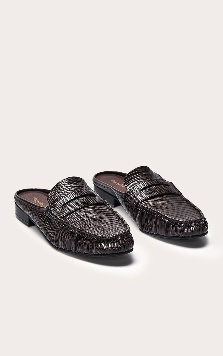 Marron Mocassin En Daim