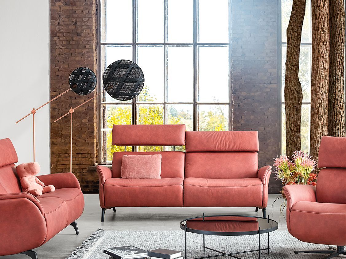 Sofa 3 Sitzer BPW 4170 MERLOT