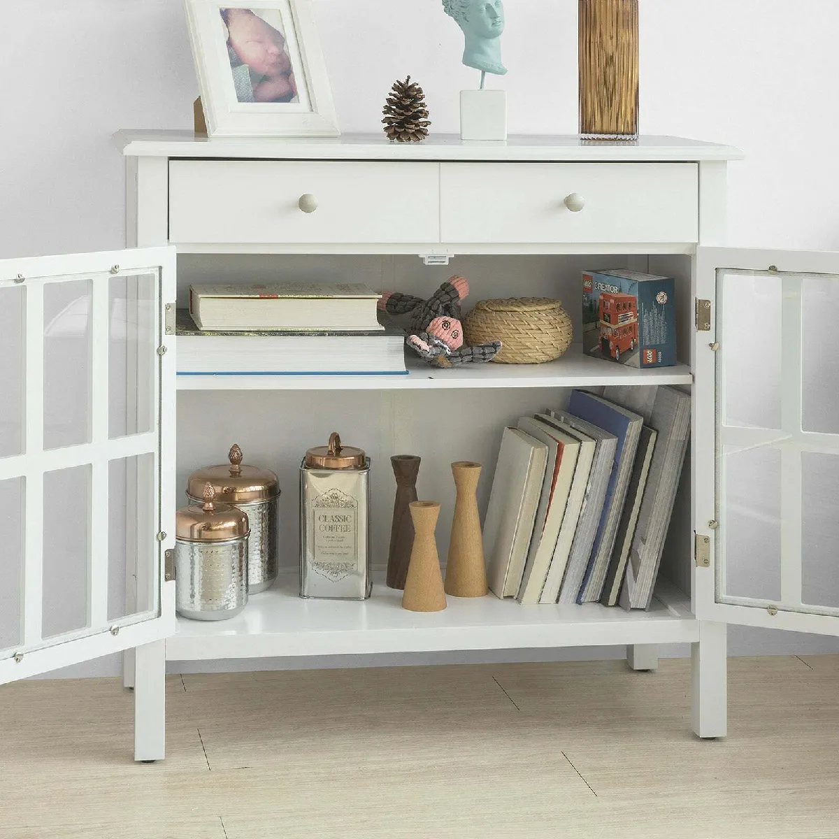 SoBuy FSB23-W Buffet Commode
