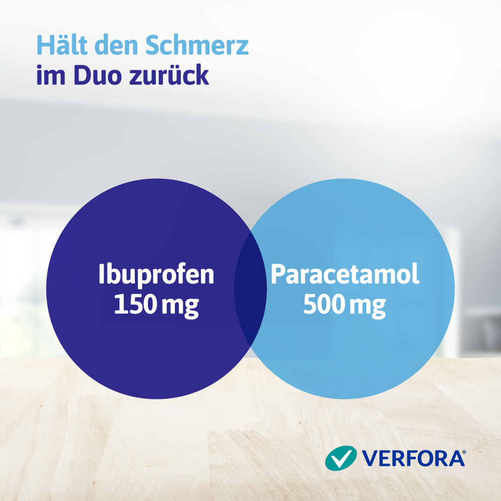 ALGIFOR Dolo Duo Filmtabl 500 mg/150 mg Blist 20 Stk