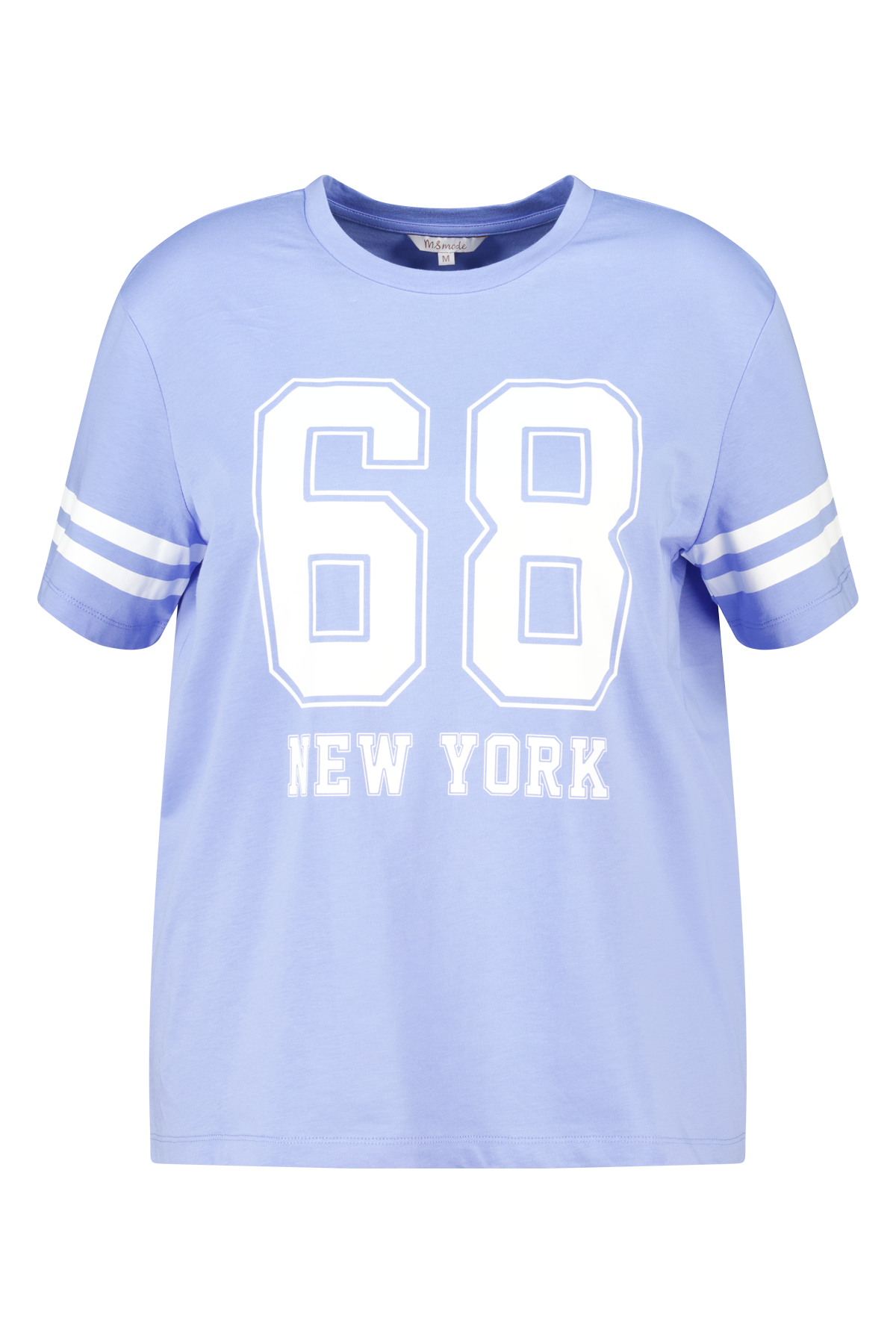 T-shirt met tekst Licht blauw
