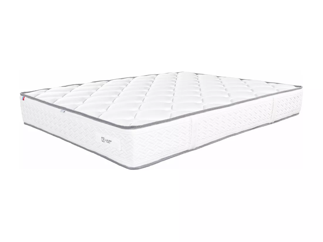 Matelas 140x200 cm, Iris, 20 cm, mémoire de forme, ferme + 2 oreillers
