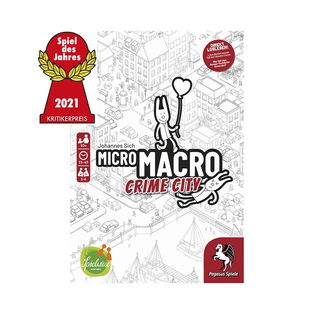 Pegasus Spiele MicroMacro: Crime City Edition Spielwiese